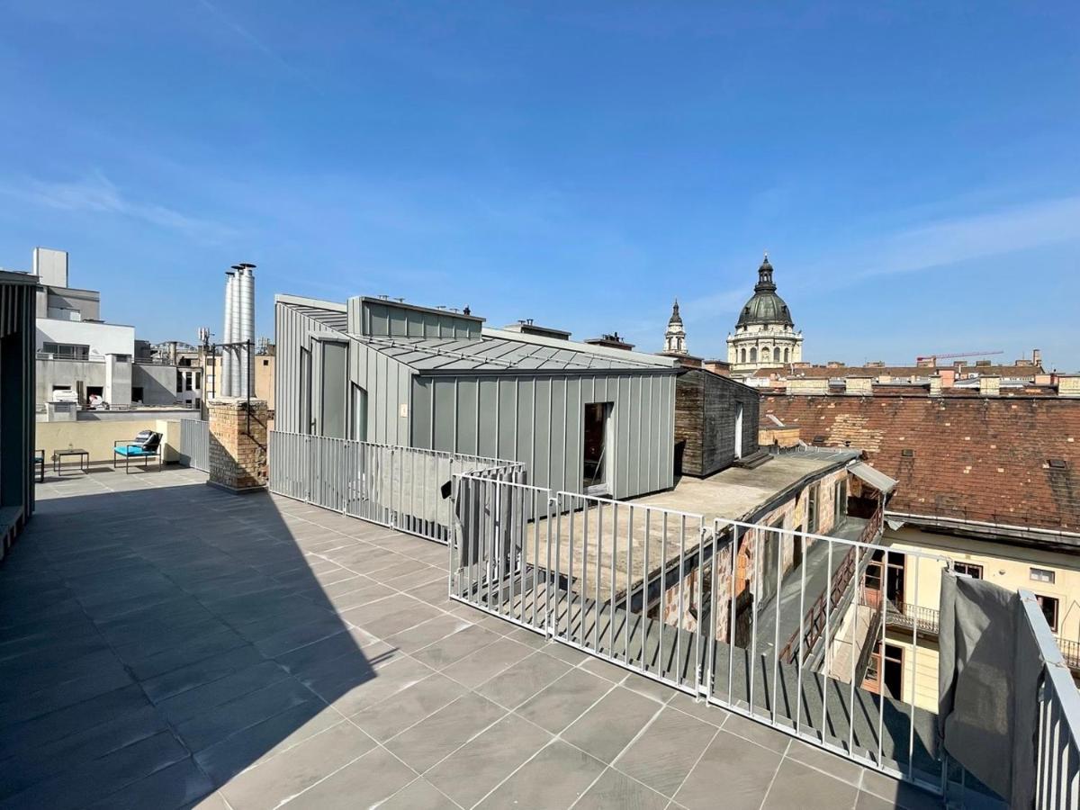 Penthouse W Private Rooftop And Free Parking بودابست المظهر الخارجي الصورة