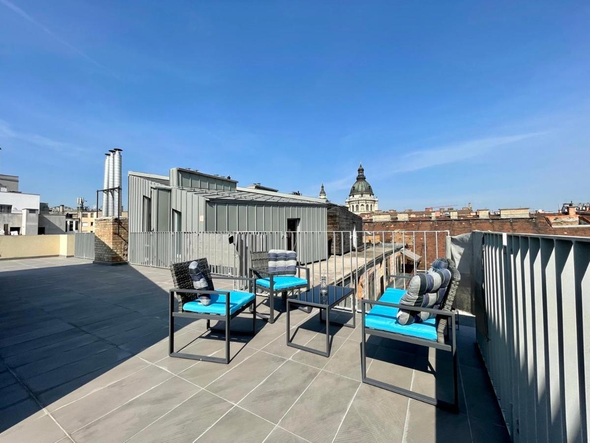 Penthouse W Private Rooftop And Free Parking بودابست المظهر الخارجي الصورة