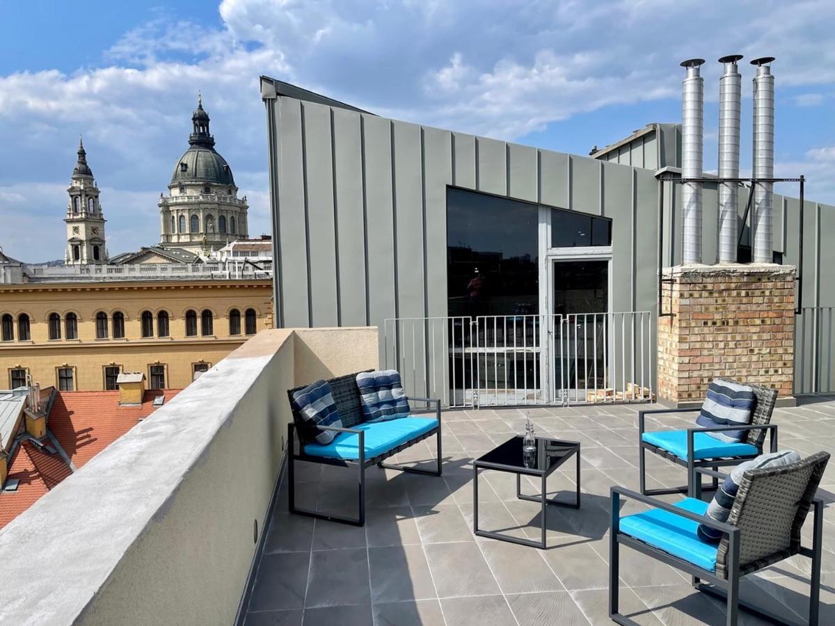 Penthouse W Private Rooftop And Free Parking بودابست المظهر الخارجي الصورة