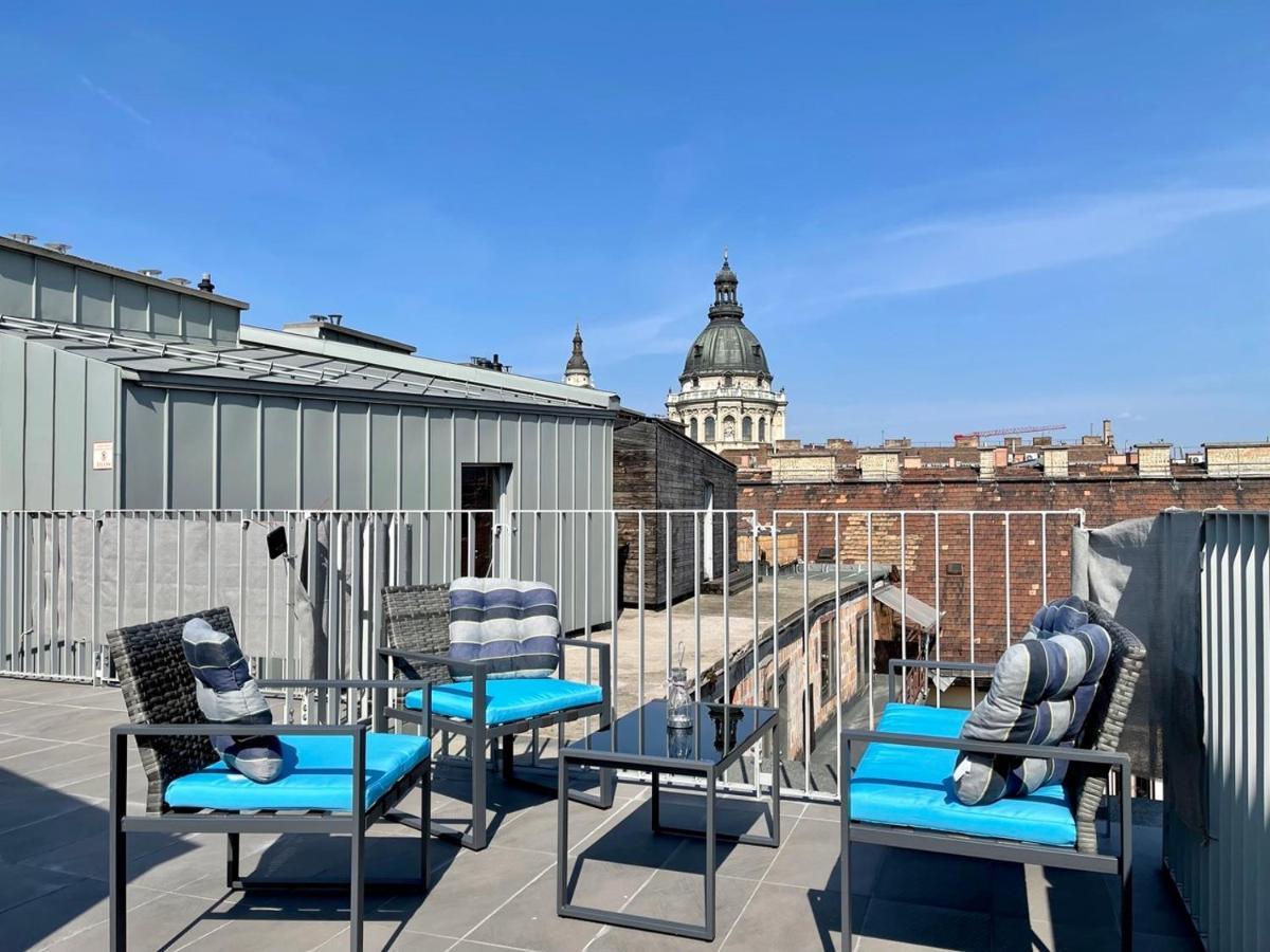 Penthouse W Private Rooftop And Free Parking بودابست المظهر الخارجي الصورة